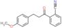 2-[3-(4-methoxyphenyl)propanoyl]benzonitrile