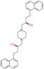 1,1'-piperazine-1,4-diylbis[3-(naphthalen-1-yloxy)propan-2-ol]