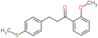 1-Propanone, 1-(2-methoxyphenyl)-3-[4-(methylthio)phenyl]-