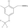 2-Chloro-3-methyl-5-(trifluoromethoxy)benzeneacetonitrile