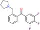 [2-(pyrrolidin-1-ylmethyl)phenyl]-(3,4,5-trifluorophenyl)methanone