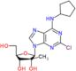 (2R,3R,5R)-2-[2-chloro-6-(cyclopentylamino)purin-9-yl]-5-(hydroxymethyl)-3-methyl-tetrahydrofuran-…