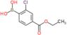 1-Ethyl 4-borono-3-chlorobenzoate