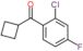 (2-chloro-4-fluoro-phenyl)-cyclobutyl-methanone