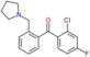 (2-chloro-4-fluoro-phenyl)-[2-(pyrrolidin-1-ylmethyl)phenyl]methanone