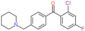 Methanone, (2-chloro-4-fluorophenyl)[4-(1-piperidinylmethyl)phenyl]-