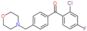 (2-chloro-4-fluoro-phenyl)-[4-(morpholinomethyl)phenyl]methanone