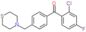 (2-chloro-4-fluoro-phenyl)-[4-(thiomorpholinomethyl)phenyl]methanone