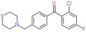 Methanone, (2-chloro-4-fluorophenyl)[4-(4-thiomorpholinylmethyl)phenyl]-