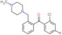 (2-chloro-4-fluoro-phenyl)-[2-[(4-methylpiperazin-1-yl)methyl]phenyl]methanone