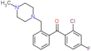 (2-Chloro-4-fluorophenyl)[2-[(4-methyl-1-piperazinyl)methyl]phenyl]methanone