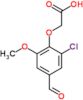 (2-chloro-4-formyl-6-methoxyphenoxy)acetic acid