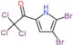 2,2,2-trichloro-1-(4,5-dibromo-1H-pyrrol-2-yl)ethanone