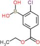 (2-chloro-5-ethoxycarbonyl-phenyl)boronic acid