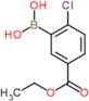 Benzoic acid, 3-borono-4-chloro-, 1-ethyl ester