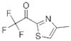 Ethanone, 2,2,2-trifluoro-1-(4-methyl-2-thiazolyl)- (9CI)