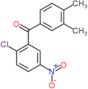 (2-chloro-5-nitrophenyl)(3,4-dimethylphenyl)methanone