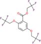 2,2,2-trifluoroethyl 2,5-bis(2,2,2-trifluoroethoxy)benzoate