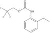 2,2,2-Trifluoroethyl N-(2-ethylphenyl)carbamate