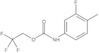 2,2,2-Trifluoroethyl N-(3-fluoro-4-methylphenyl)carbamate