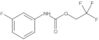 Carbamic acid, (3-fluorophenyl)-, 2,2,2-trifluoroethyl ester