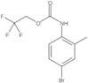 2,2,2-Trifluoroethyl N-(4-bromo-2-methylphenyl)carbamate