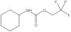 Carbamic acid, N-cyclohexyl-, 2,2,2-trifluoroethyl ester