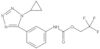 Carbamic acid, N-[3-(1-cyclopropyl-1H-tetrazol-5-yl)phenyl]-, 2,2,2-trifluoroethyl ester