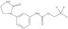 Carbamic acid, N-[3-(2-oxo-1-imidazolidinyl)phenyl]-, 2,2,2-trifluoroethyl ester