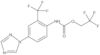 N-[4-(1H-1,2,4-triazol-1-yl)-2-(trifluorométhyl)phényl]carbamate de 2,2,2-trifluoroéthyle