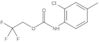 Carbamic acid, N-(2-chloro-4-methylphenyl)-, 2,2,2-trifluoroethyl ester