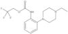 Carbamic acid, N-[2-(4-ethyl-1-piperazinyl)phenyl]-, 2,2,2-trifluoroethyl ester