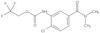 2,2,2-Trifluoroethyl N-[2-chloro-5-[(dimethylamino)carbonyl]phenyl]carbamate