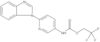 2,2,2-Trifluoroethyl N-[6-(1H-benzimidazol-1-yl)-3-pyridinyl]carbamate