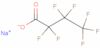 Butanoic acid, 2,2,3,3,4,4,4-heptafluoro-, sodium salt (1:1)