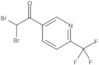 2,2-Dibromo-1-[6-(trifluoromethyl)-3-pyridinyl]ethanone