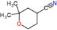 2,2-dimethyltetrahydropyran-4-carbonitrile