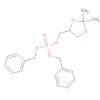 Phosphoric acid, (2,2-dimethyl-1,3-dioxolan-4-yl)methylbis(phenylmethyl) ester