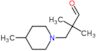 2,2-dimethyl-3-(4-methylpiperidin-1-yl)propanal