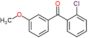 (2-chlorophenyl)-(3-methoxyphenyl)methanone