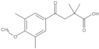 4-Methoxy-α,α,3,5-tetramethyl-γ-oxobenzenebutanoic acid