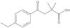 4-Ethyl-α,α-dimethyl-γ-oxobenzenebutanoic acid