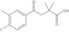 4-Fluoro-α,α,3-trimethyl-γ-oxobenzenebutanoic acid