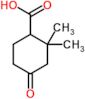 2,2-dimethyl-4-oxo-cyclohexanecarboxylic acid