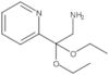 β,β-Diethoxy-2-pyridineethanamine