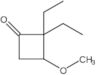 2,2-Diethyl-3-methoxycyclobutanone
