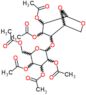 2-[(acetyloxy)methyl]-6-{[3,4-bis(acetyloxy)-6,8-dioxabicyclo[3.2.1]oct-2-yl]oxy}tetrahydro-2H-pyran-3,4,5-triyl triacetate (non-preferred name)