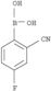 Boronic acid, B-(2-cyano-4-fluorophenyl)-