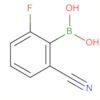 Boronic acid, (2-cyano-6-fluorophenyl)-