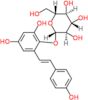(2S,3R,4S,5S,6R)-2-[2,4-dihydroxy-6-[(E)-2-(4-hydroxyphenyl)vinyl]phenoxy]-6-(hydroxymethyl)tetrahydropyran-3,4,5-triol